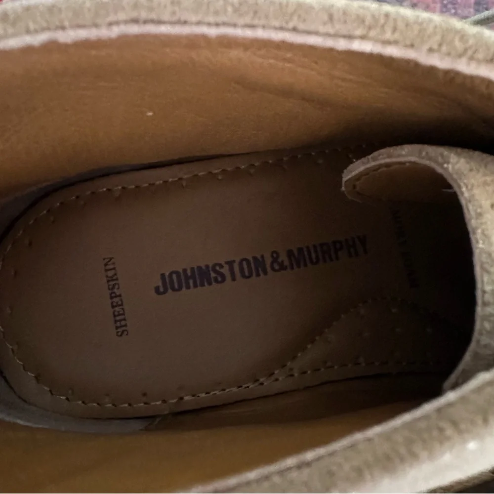 JOHNSTON & MURPHY Suede Chukka‎ Boots Tan Desert Men’s 7.5 Quiet Luxury Heritage